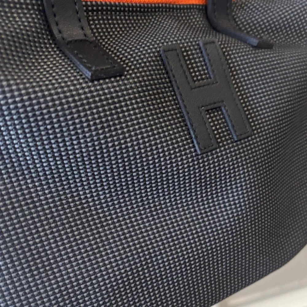 Stylish Black and Orange Baby Bag